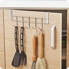 Stainless Steel 5 Hook Cabinet Hooks - Strong and Durable