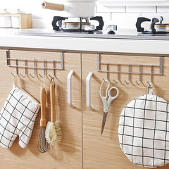 Stainless Steel 5 Hook Cabinet Hooks - Strong and Durable
