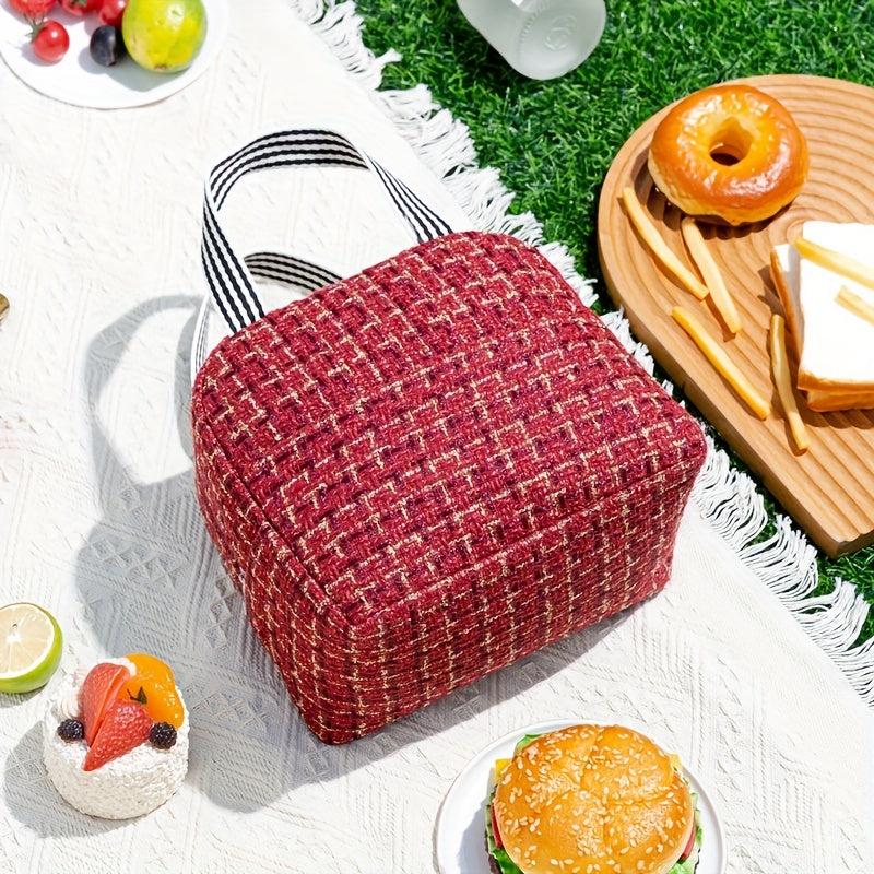 Handheld Bento Bag Ice Pack Waterproof Insulated Lunch Box