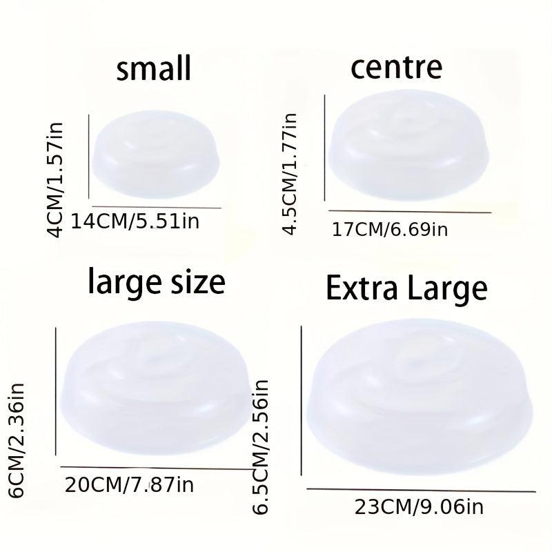 2pcs Microwave Oven Heating Lids High Temp Resistant Vegetables