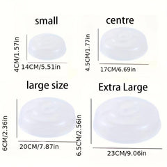 2pcs Microwave Oven Heating Lids High Temp Resistant Vegetables