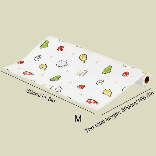 Waterproof Printed Shelf Liner Mat for Fridge - Non-Slip Drawer Cover