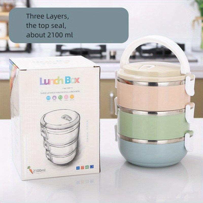 Stainless Steel Bento Box Leakproof Food Container Home Kitchen Supplies