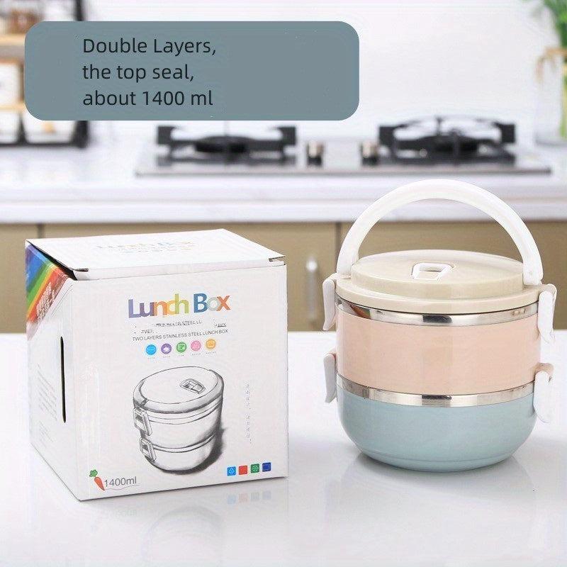 Stainless Steel Bento Box Leakproof Food Container Home Kitchen Supplies