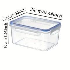 2pcs Kitchen Refrigerator Crisper Fruit Storage Sealed Box Hand Wash