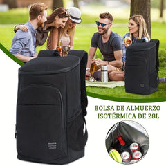 Portable Insulated Backpack Cooler Leak Proof Lightweight Lunch Bag