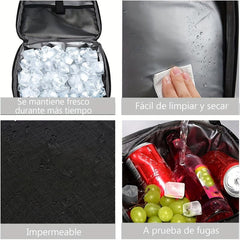 Portable Insulated Backpack Cooler Leak Proof Lightweight Lunch Bag