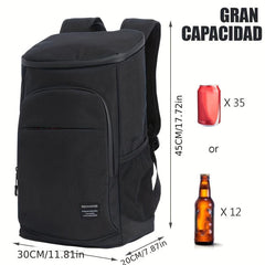 Portable Insulated Backpack Cooler Leak Proof Lightweight Lunch Bag