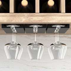 Stemware Rack Wine Glass Holder for Cabinet Kitchen Bar - Holds Up to 12 Glasses