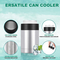 12oz Stainless Steel Vacuum Insulated Can and Bottle Cooler