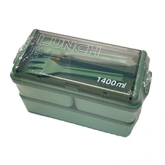 Double Layer Lunch Box Divided Bento Box Leakproof Container for School and Work