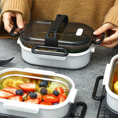 Stainless Steel Thermal Lunch Box Insulated Bento Box Leakproof Food Container