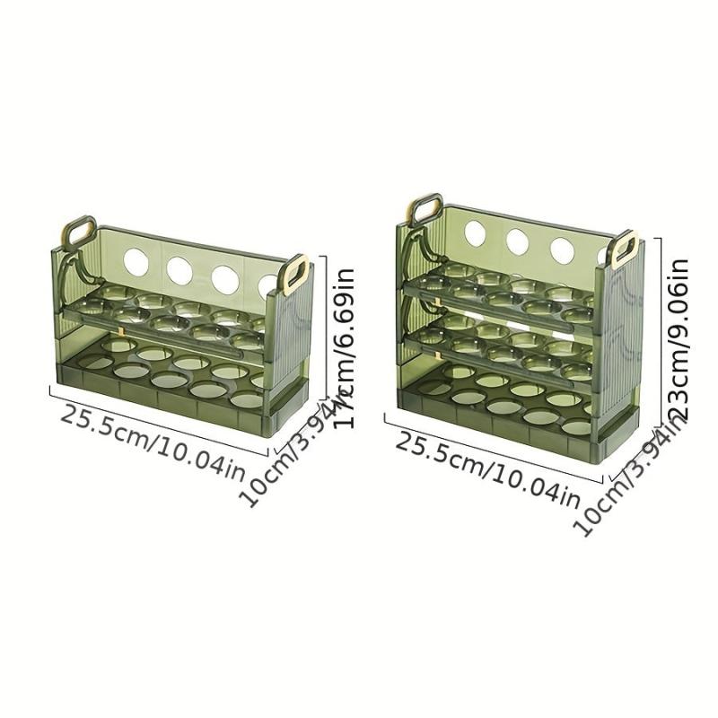Leak Proof Green Egg Storage Box Refrigerator Hand Washable