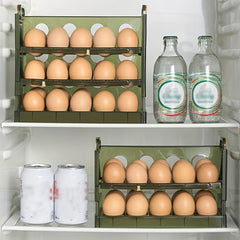 Leak Proof Green Egg Storage Box Refrigerator Hand Washable