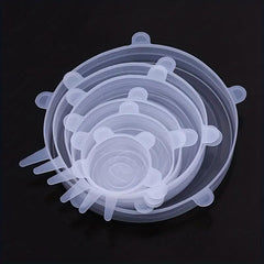 12pcs BPA-Free Silicone Stretching Lids - Reusable Bowl Lids with 6 Sizes