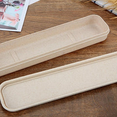 Portable Travel Tableware Storage Box for Cutlery Kit Camping Picnics Office