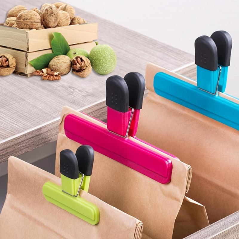 6 Pack Large Chip Bag Clips Assorted Sizes Food Bag Clips