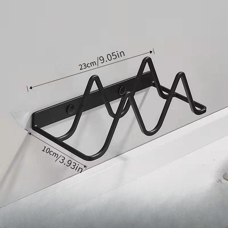 Wall-mounted Pot Lid Rack Kitchen Accessory
