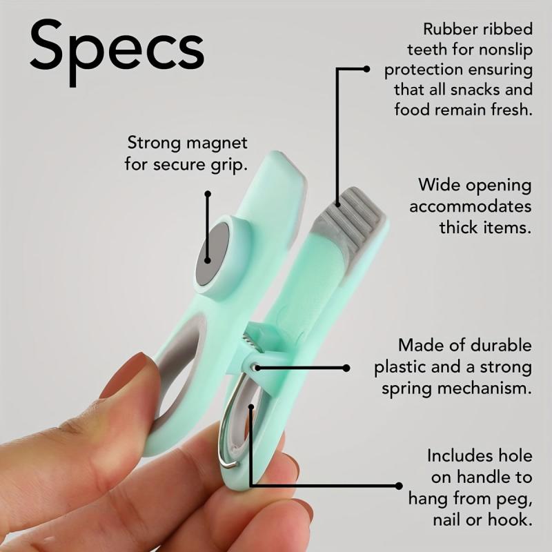 Magnet Chip Clips Food Storage Air Tight Seal - Bag Clip