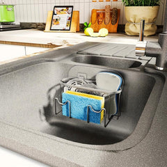 Stainless Steel Drain Basket and Rack for Kitchen and Bathroom Organization