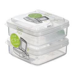 2pcs Butter Cheese Storage Box Portable Refrigerator Fresh-keeping Organizer