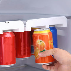 Kitchen Refrigerator Beer Beverage Storage Rack Hanging Stacking Can Dispenser