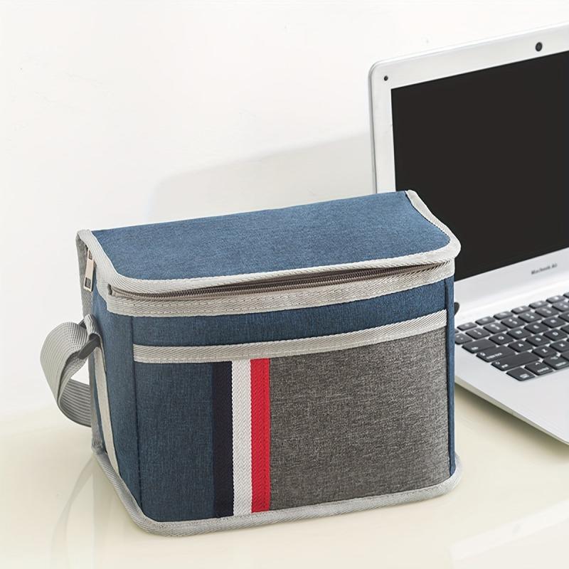 Aluminum Foil Bento Bag Ice Pack Picnic Lunch Box Waterproof Insulated Bag
