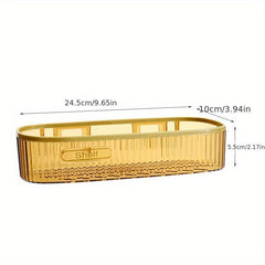 Wall Mount Storage Rack for Toiletries Makeup Seasonings