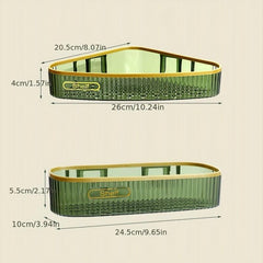 Wall Mount Storage Rack for Toiletries Makeup Seasonings
