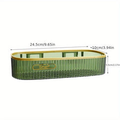Wall Mount Storage Rack for Toiletries Makeup Seasonings
