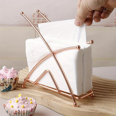 Golden Napkin Holder Modern Arc For Table Kitchen Wedding
