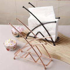 Golden Napkin Holder Modern Arc For Table Kitchen Wedding