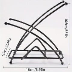 Golden Napkin Holder Modern Arc For Table Kitchen Wedding