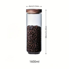 1Pc Food Storage Containers With Lids Candy Jars Transparent Food Jars
