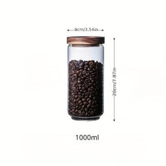 1Pc Food Storage Containers With Lids Candy Jars Transparent Food Jars