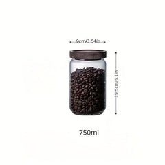 1Pc Food Storage Containers With Lids Candy Jars Transparent Food Jars