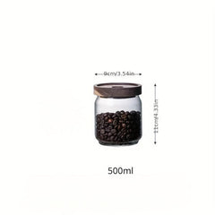 1Pc Food Storage Containers With Lids Candy Jars Transparent Food Jars