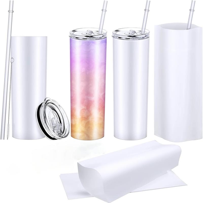20oz Stainless Steel Tumbler with Lid and Straw