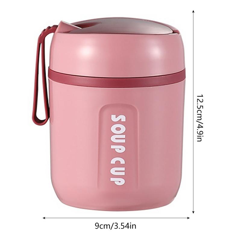 23oz Stainless Steel Lunch Flask w/ Spoon