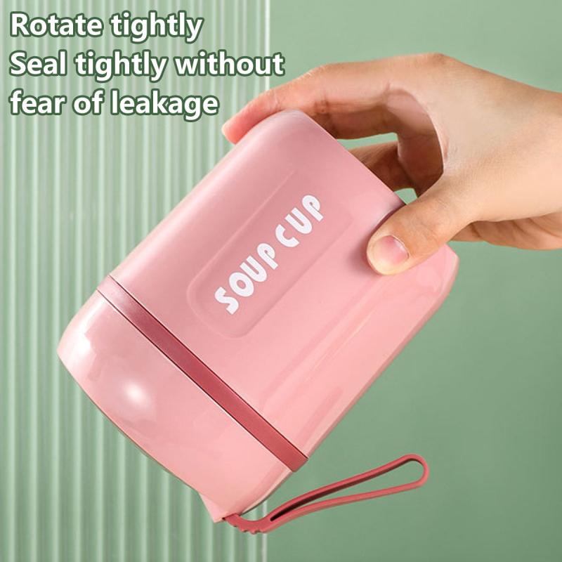 23oz Stainless Steel Lunch Flask w/ Spoon