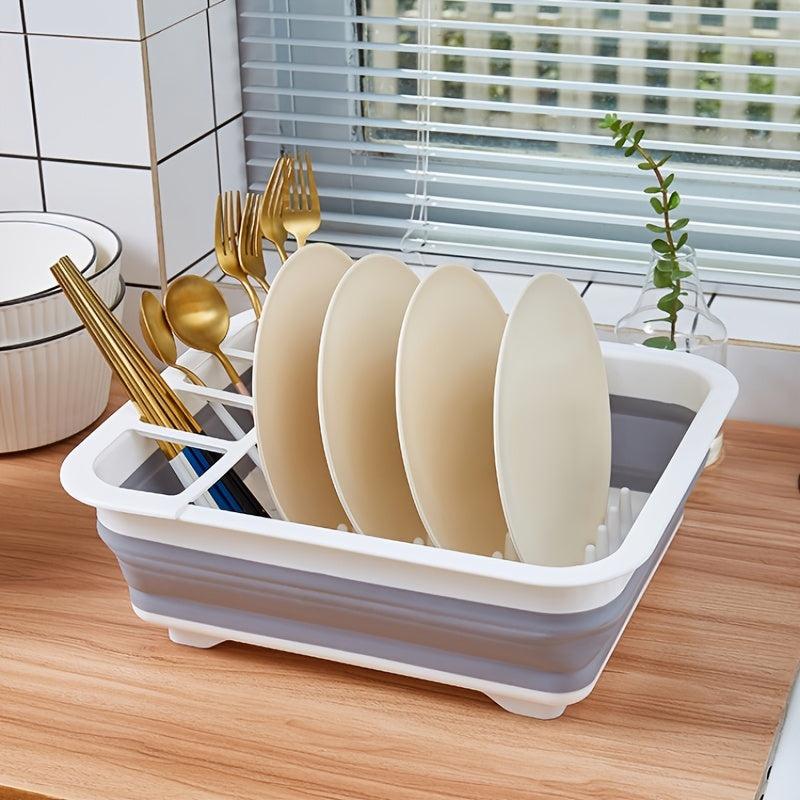 Collapsible Dish Rack for RV Camping - Save Space in Your Kitchen