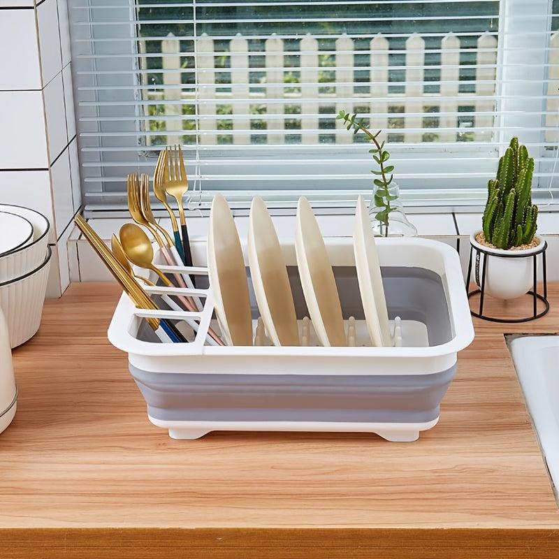 Collapsible Dish Rack for RV Camping - Save Space in Your Kitchen