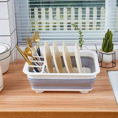 Collapsible Dish Rack for RV Camping - Save Space in Your Kitchen