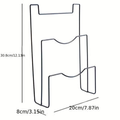 Wall Mounted Pot Lid Cutting Board Holder Kitchen Storage Shelf