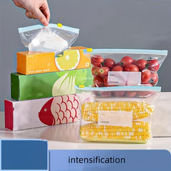20pcs Reusable Storage Zipper Bags Leak Proof Freezer Bag Fresh