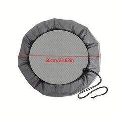 1pc Outdoor Bucket Insect Proof Mesh Cover Barrels Rain Protection
