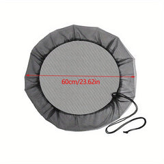 1pc Outdoor Bucket Insect Proof Mesh Cover Barrels Rain Protection