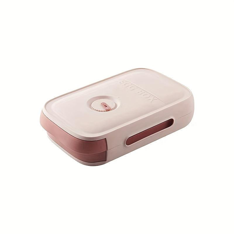 Egg Box With Lid Drawer Type Leak Proof Reusable Box Hand Wash