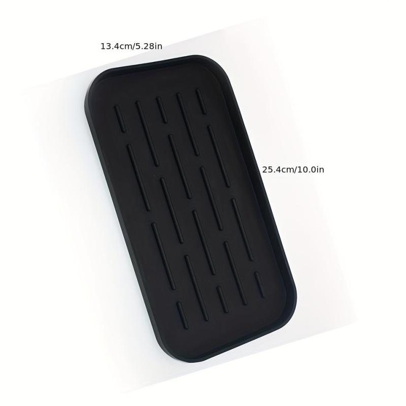 Silicone Dish Drying Mat Sponge Holder Sink Organizer Tray