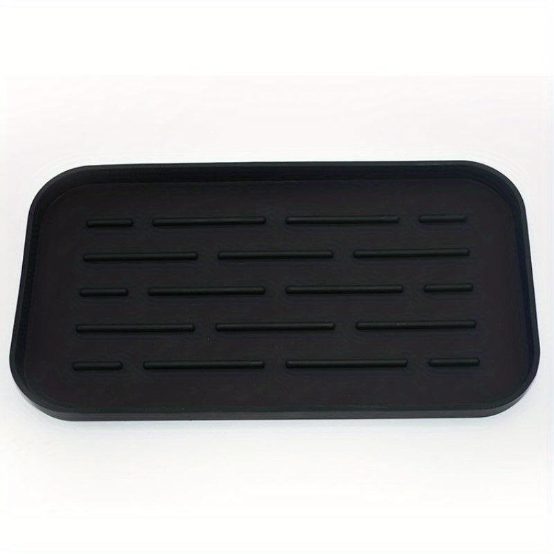 Silicone Dish Drying Mat Sponge Holder Sink Organizer Tray